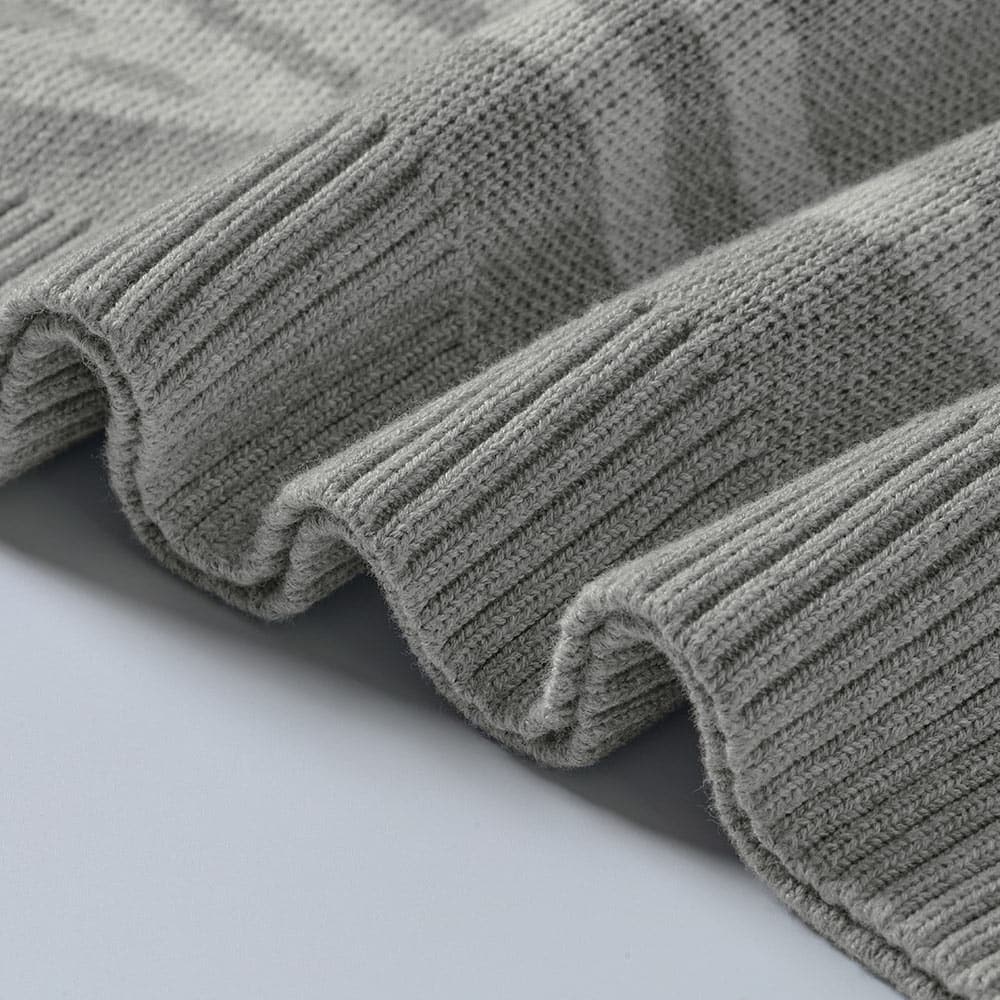 Men's Style Mohair Knit Pullover Details