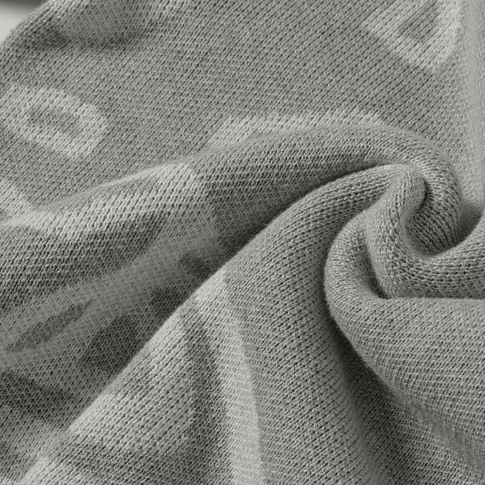 Long Sleeve Mohair Knit Pullover Fabric