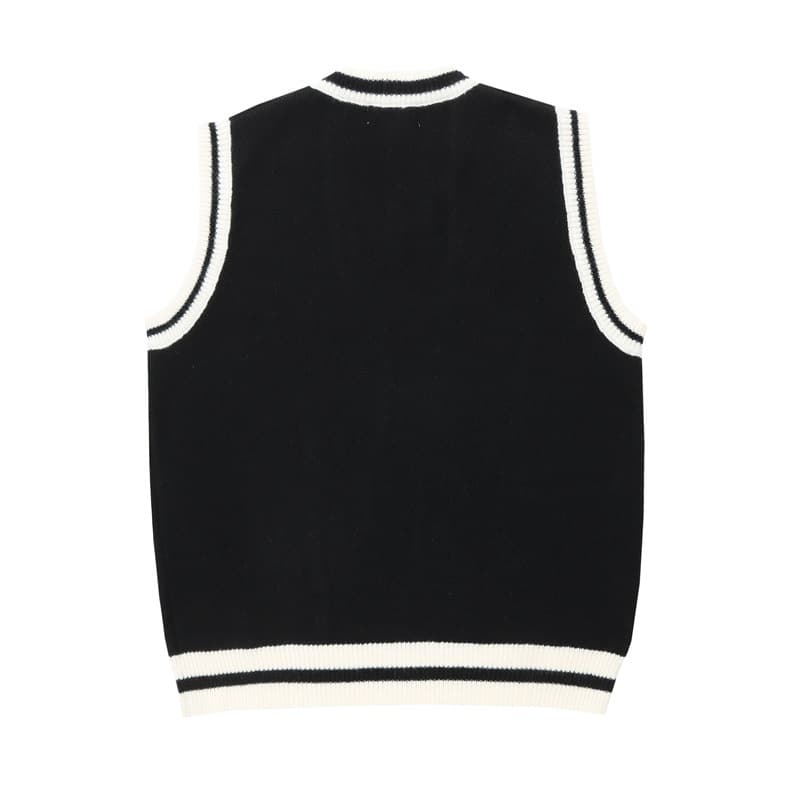 Men's Thermo Sensitive Yarn Knit Pullover back show